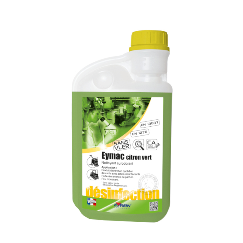 EYMAC CITRON VERT - Bidon doseur 1 L - Nettoyant surodorant entretien