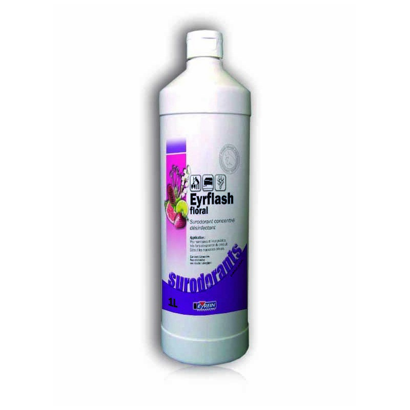 EYRFLASH FLORAL - Bidon 1 L - Désodorisant mauvaises odeurs persistantes