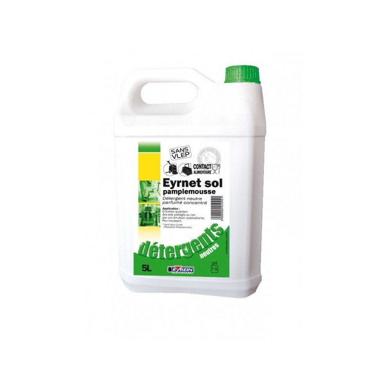 EYRNET SOL PECHE - Bidon 5 L - Dtergent neutre entretien sols - EcoReflex