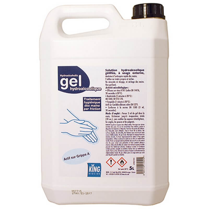 Gel hydroalcoolique vanille 5l-bidon - Edencare - Options et accessoires de  Laverie et l'inox - référence CARGH5LV - Stock-Direct CHR