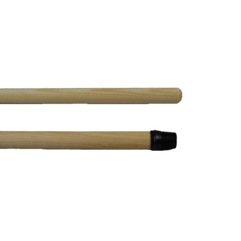 MANCHE BOIS FILETE  - 130 CM - Bois Pin des Landes, filetage sur le manche