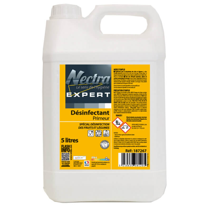 DESINFECTANT FRUITS LEGUMES PRIMEUR 5 L NEC - Dsinfection rincage