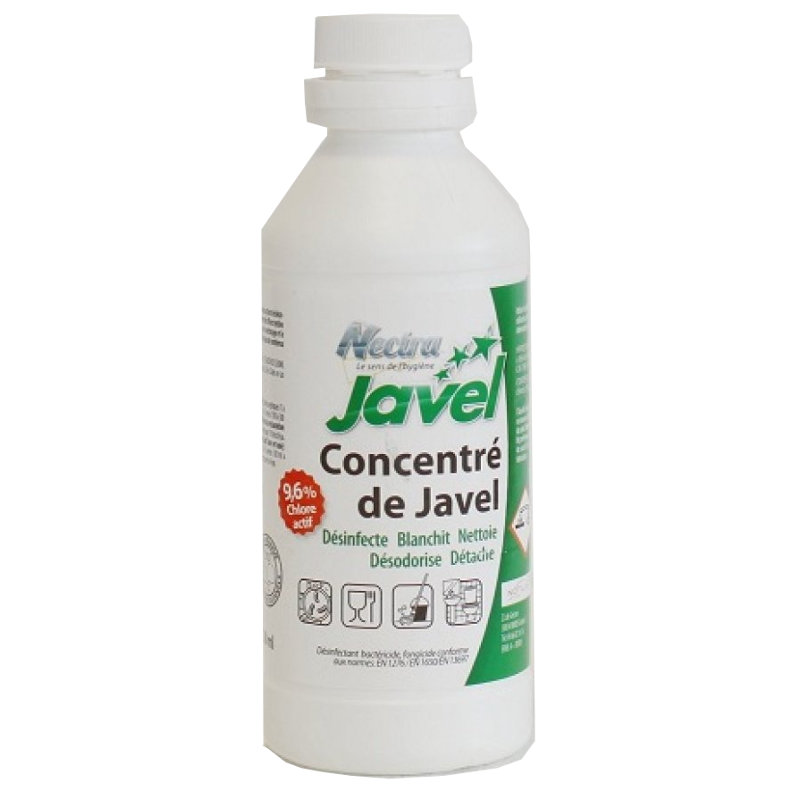 JAVEL FLACON VISSE 9.6%  250 ml - CARTON 30 NEC - Nettoie désodorise blanchit