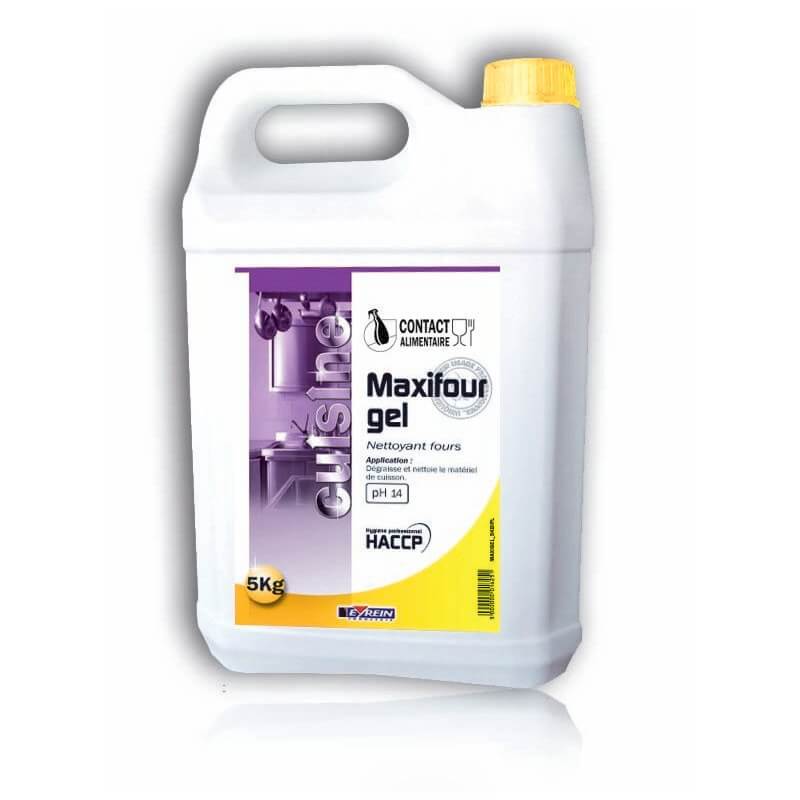 MAXIFOUR GEL - Bidon 5 L - Dgraissage et nettoyage des fours plaques de cuisson