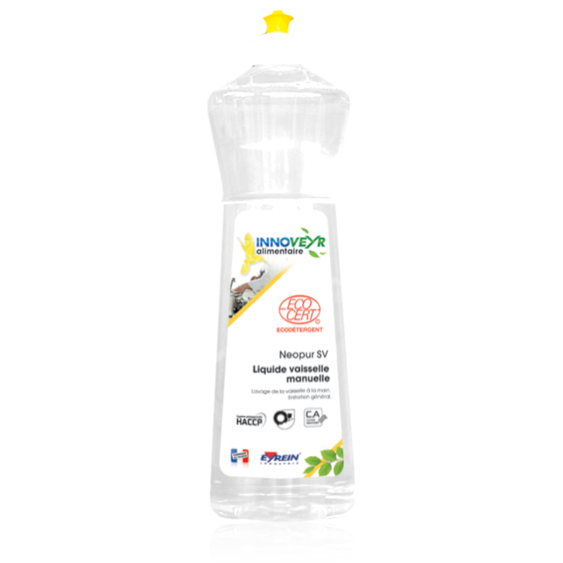 NEOPUR SV - Bidon 1 L - Liquide vaisselle manuelle graisse et calcaire - ECOCERT