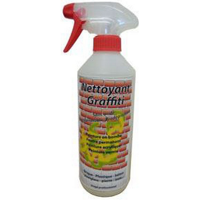 ANTI GRAFFITI 500 ML - Nettoyant anti graffiti surfaces dures ou poreuses