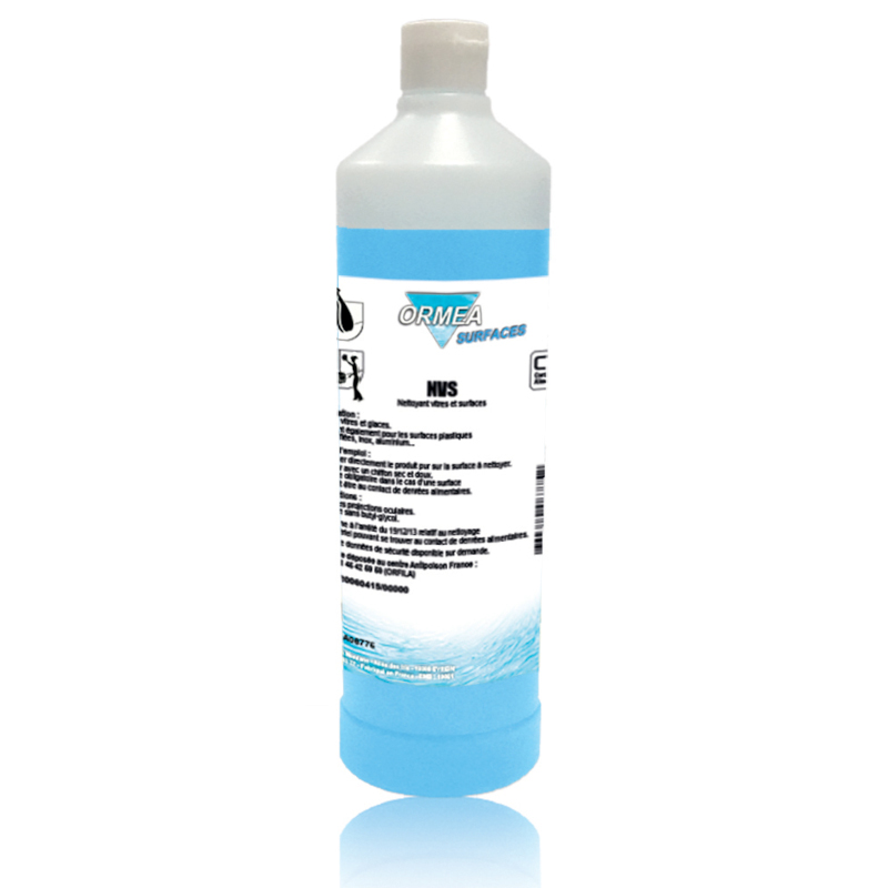 NVS - Bidon 1 L - Nettoyant vitres, glaces et surfaces lisses - ORMEA