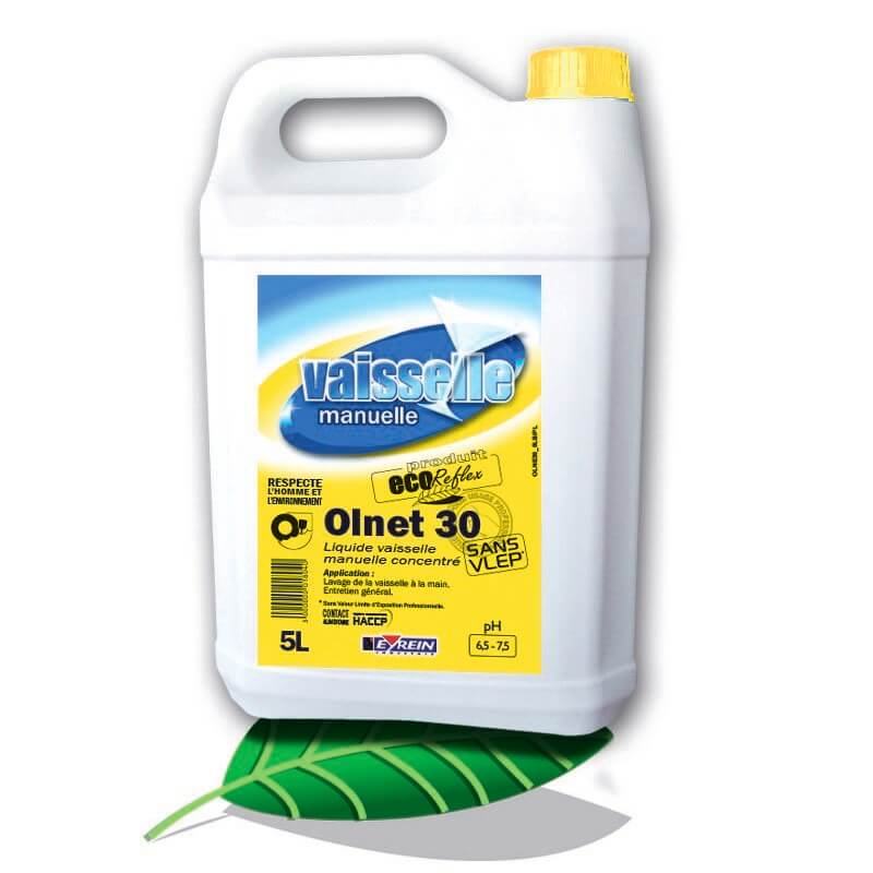 OLNET 30 - Bidon 5 L - Liquide vaisselle manuelle concentr - ECOREFLEX