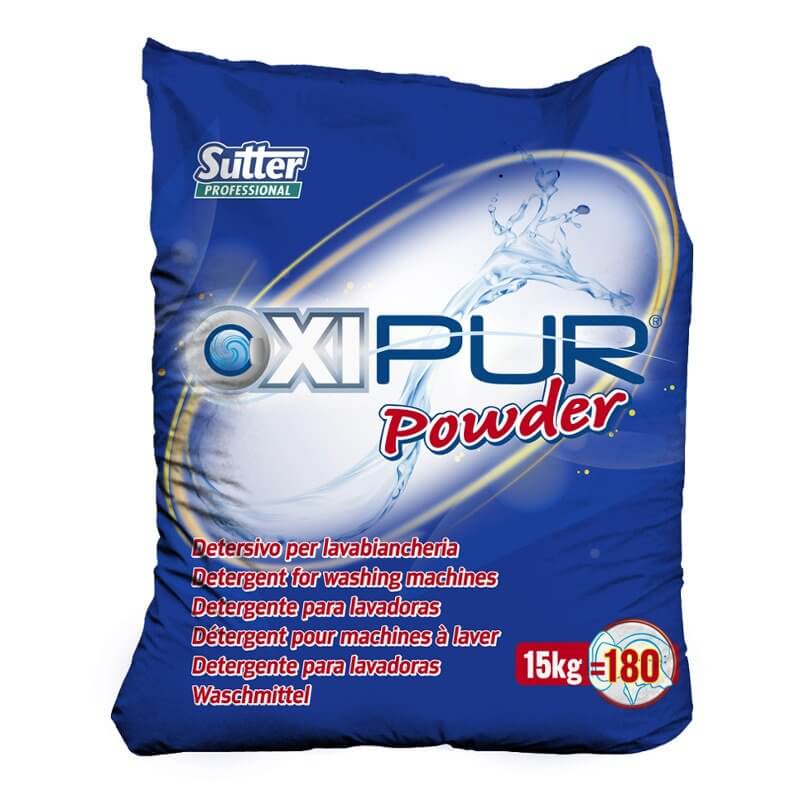 OXIPUR POWDER - Sac 15 Kg - Lessive atomisée pour machines à laver