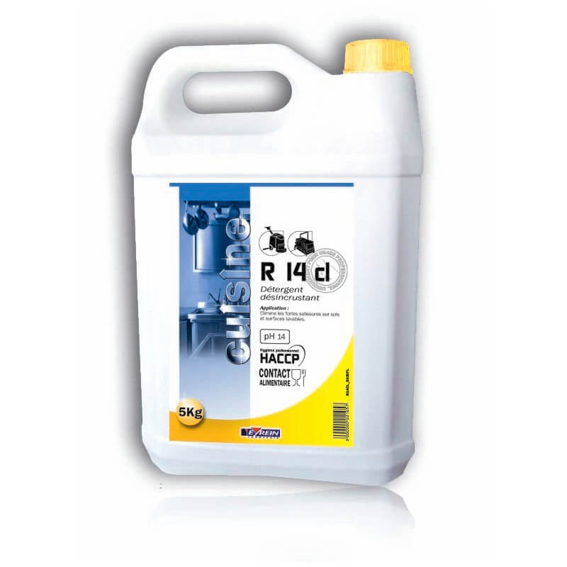 R 14 CL - Bidon 5 KG - Dtergent dsincrustant fortes salissures sols et surface