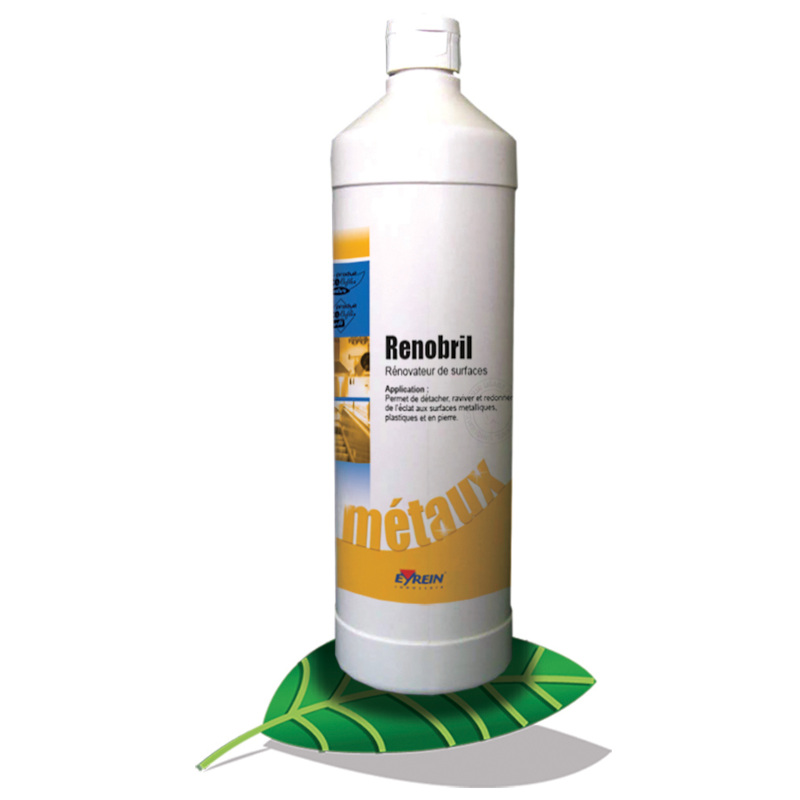 RENOBRIL - Bidon 1L - Rnovateur de surfaces mtalliques plastiques pierres