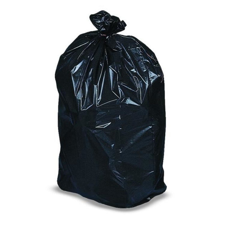 SACS POUBELLES 160 L BD NOIR BAS Renforcs - Carton de 100 poches basses densit