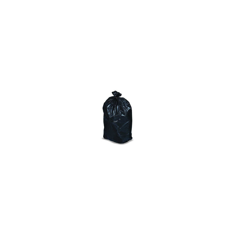 SACS POUBELLES 20 L HD NOIR - Carton de 1000 poches noires haute densité