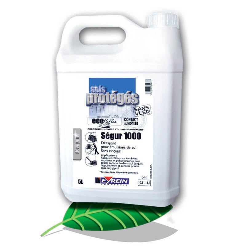 SEGUR 1000 - Bidon 5 L - Dcapant ultra puissant pour mulsions de sol