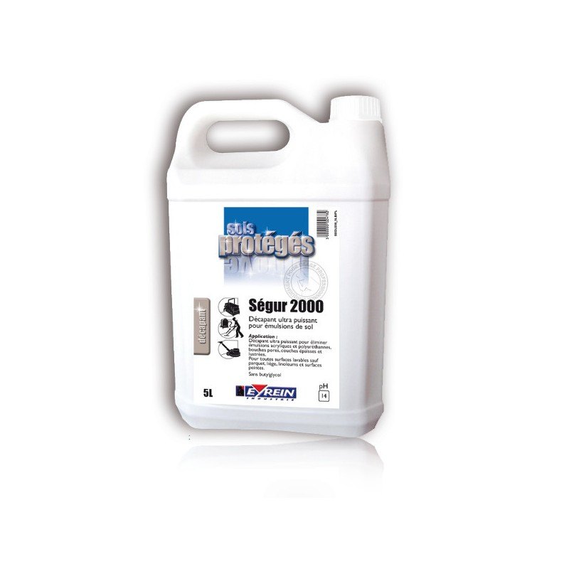 SEGUR 2000  - Bidon 5 L - Dcapant spcifique peu moussant des mulsions de sol