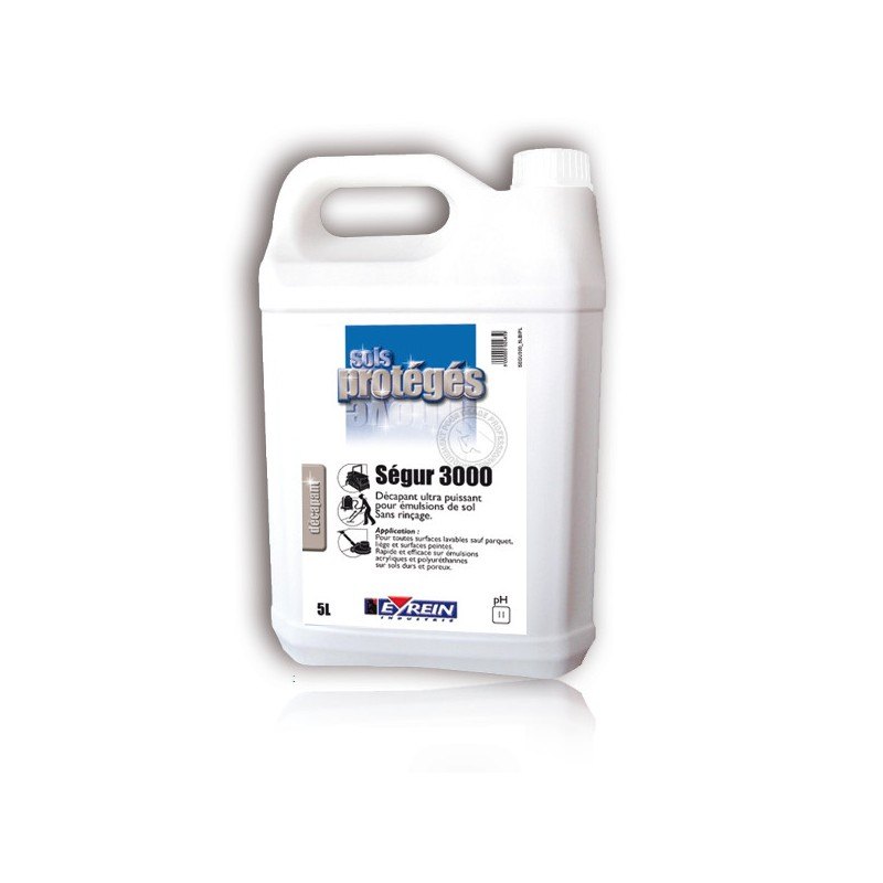 SEGUR 3000 - Bidon 5 L - Dcapant ultra puissant pour mulsions de sols