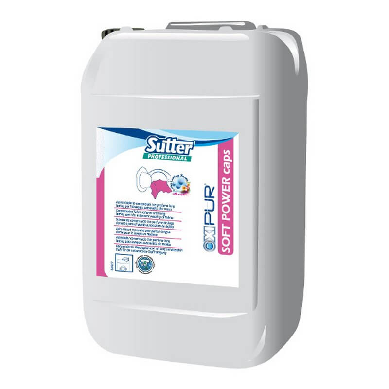 ADOUCISSANT SOFT POWER CAPS 20L - Adoucissant concentr pour lavage en machines