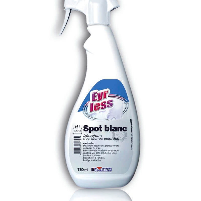 SPOT BLANC - Pulv 750 ML - Dtachant spcial tches colores