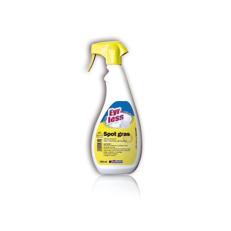 SPOT GRAS - Pulv.750ml - Dtachant des taches grasses lavage du linge textiles