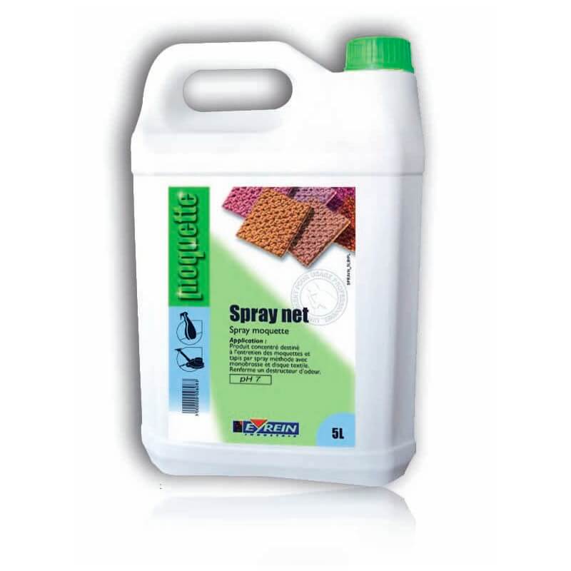 SPRAY NET - Bidon 5 KG - Spray entretien moquettes et tapis