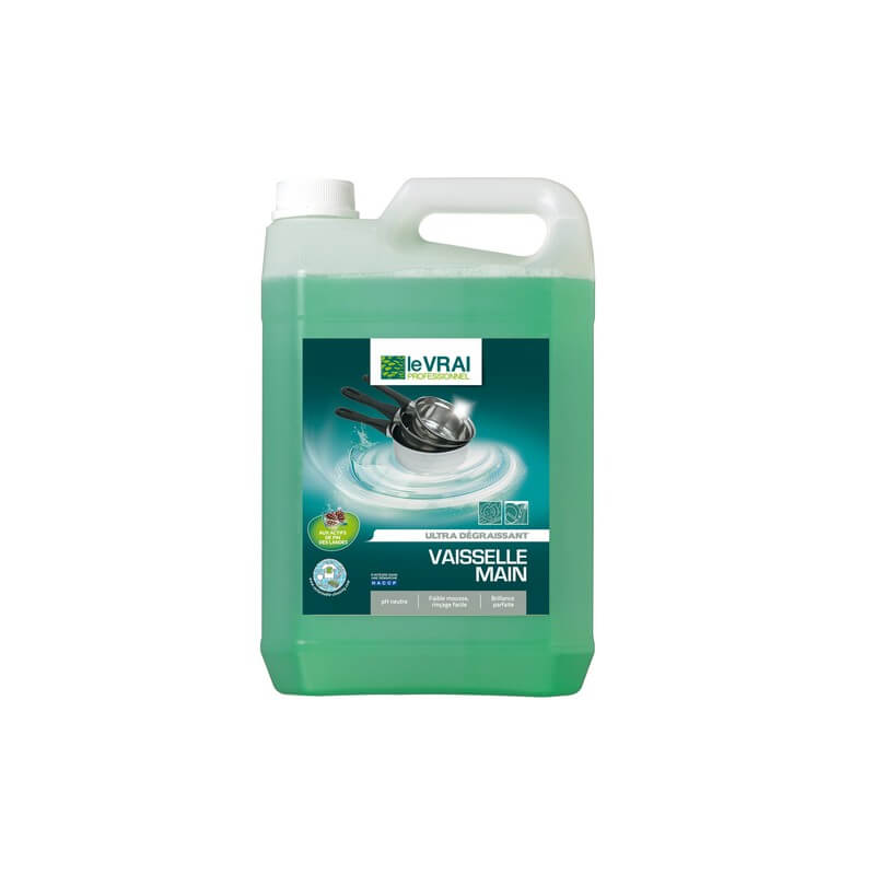 LIQUIDE VAISSELLE ECOLOGIQUE - Bidon 5L - Lavage manuel inodore - ECOLABEL  EYREIN - La capem