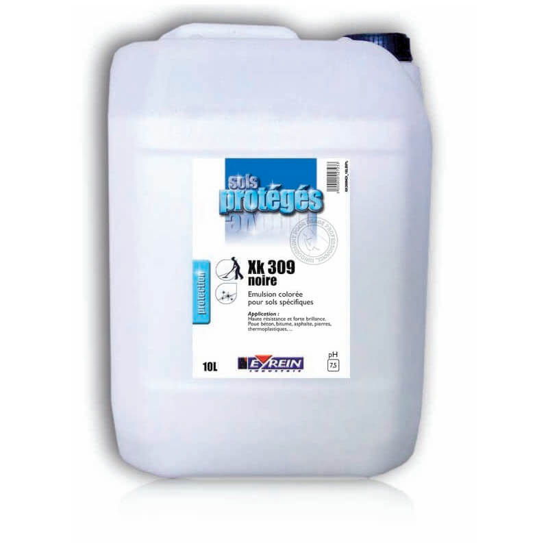 XK 309 NOIRE - Bidon 10L - Emulsion colore pour sols spcifiques